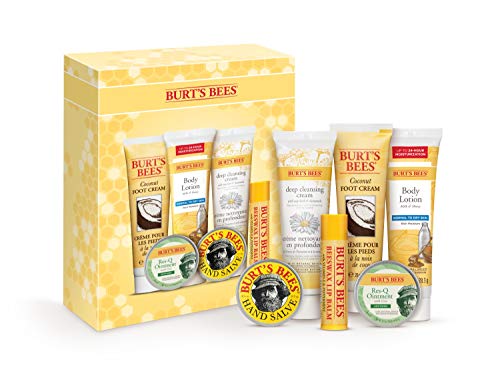 Burt's Bees Timeless Minis Kit With Coconut Foot Cream, Milk & Honey Body Lotion