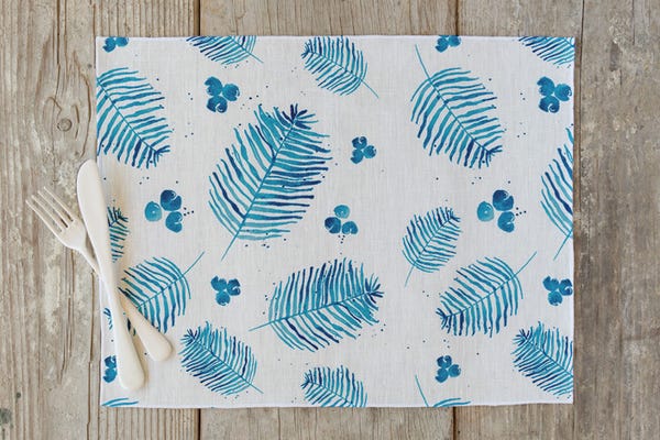 Ferns and Berries Placemat