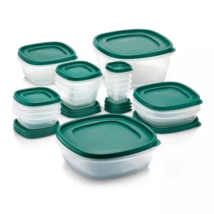 rubbermaid food storage set