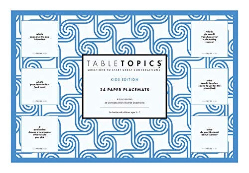 TableTopics Paper Placemats - Kid's Edition