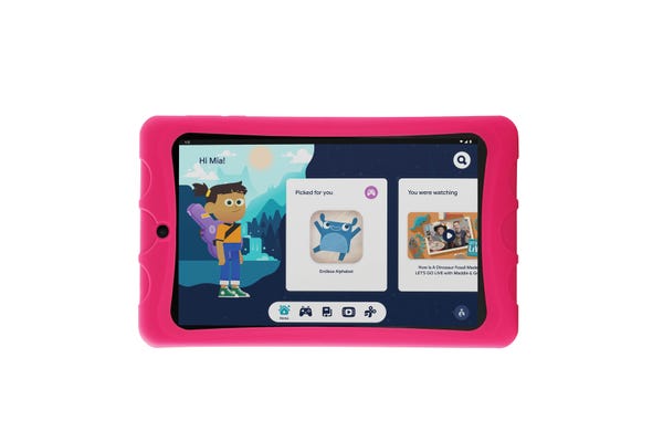 onn. 8" Kids Tablet, Pink or Blue 32GB Storage