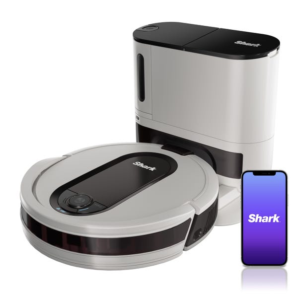 Shark EZ Robot Vacuum with Self-Empty Base, Bagless, Works with Google Assistant