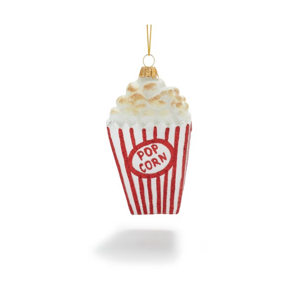 Popcorn Glass Ornament