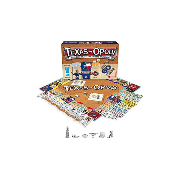 TEXAS-opoly Board Game