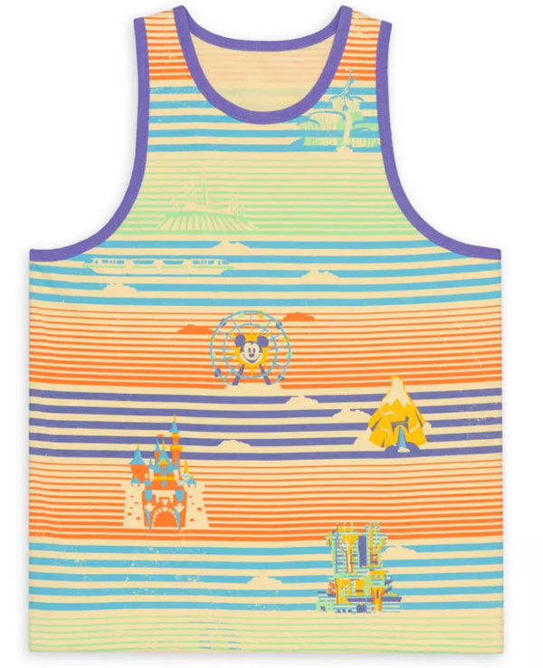 Disneyland Striped Tank Top for Adults