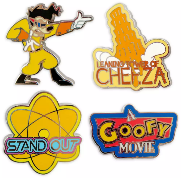 A Goofy Movie Flair Pin Set