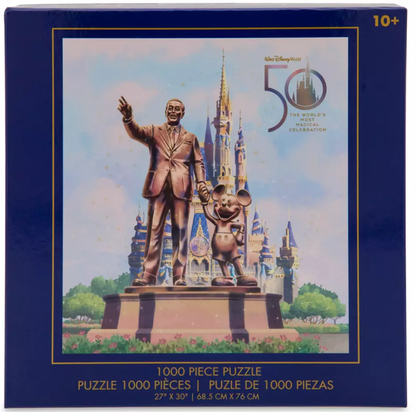 Walt Disney and Mickey Mouse ''Partners'' Puzzle – Walt Disney World 50th Anniversary