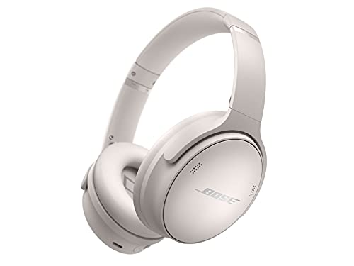 Bose QuietComfort® 45 Bluetooth wireless noise cancelling headphones with microphone for phone calls - White Smoke