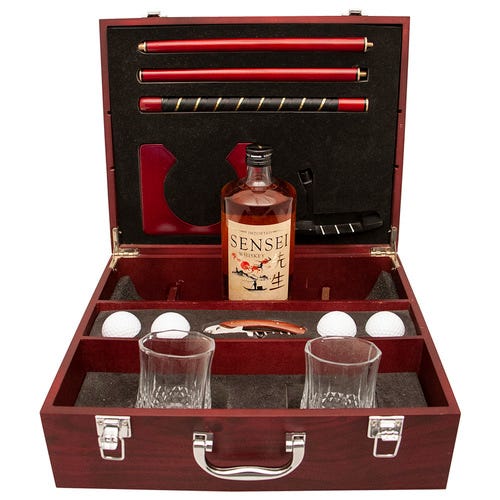 Sensei Blended Japanese Whiskey Golf Gift Set
