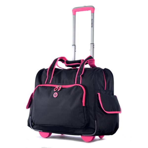 Olympia USA Deluxe Fashion Rolling Overnighter Luggage