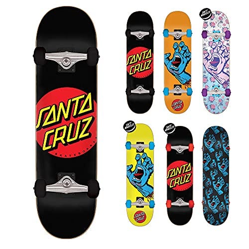 Santa Cruz Classic Dot Full Sk8 Completes, Black 8.00in x 31.25in