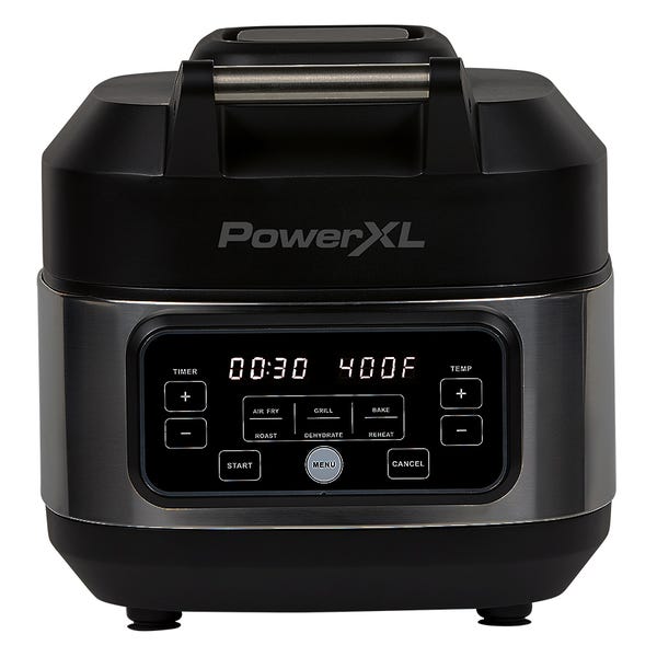 PowerXL Grill Air Fryer Home, Electric Indoor Grill and 5.5 Quart Air Fryer Multi-Cooker