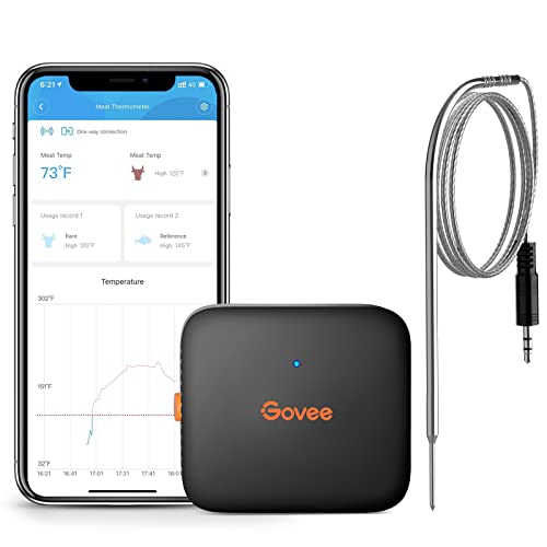 Govee's Wi-Fi meat thermometer helps you monitor the grill from