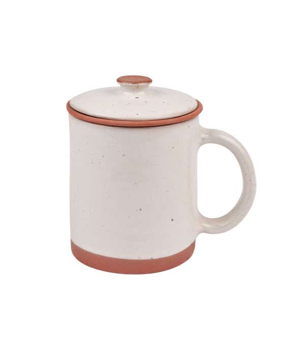 Speckled Tea Strainer Mug