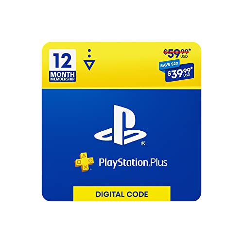 PlayStation Plus: 12-month membership [Digital Code]
