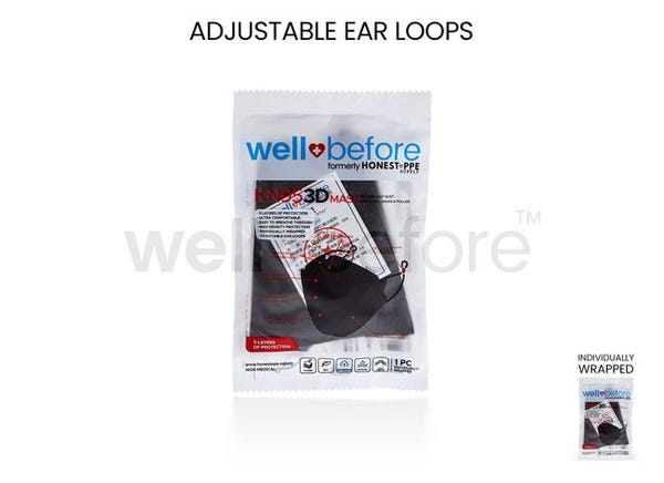 3D Style (KF94) KN95 Mask With Adjustable Ear Loops