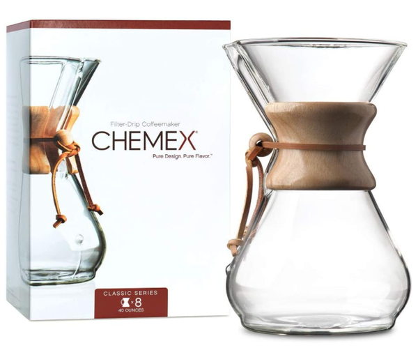 Chemex Pour-Over Glass Coffeemaker - Classic Series 
