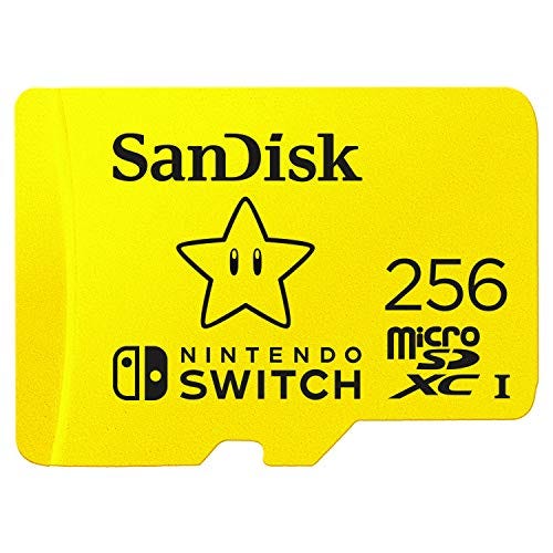SanDisk 256GB microSDXC Card, Licensed for Nintendo Switch