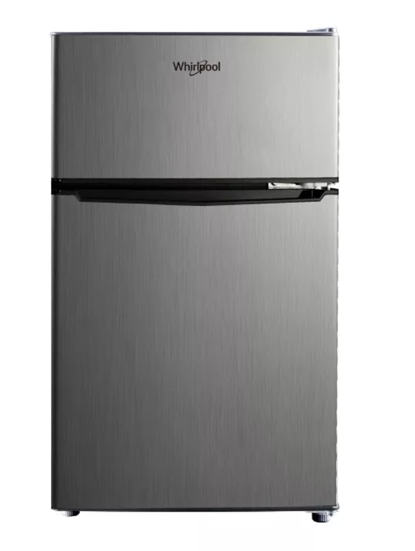 Whirlpool 3.1 cu ft Mini Refrigerator Stainless Steel