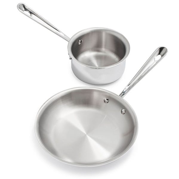 All-Clad D3 Stainless Steel 2-Piece Starter Set