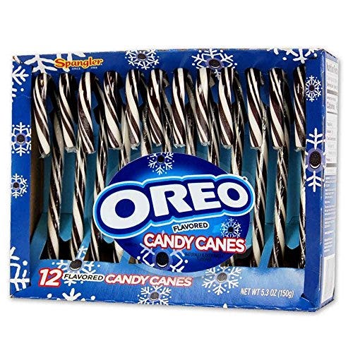 Oreo Flavored Candy Canes - 2 PACK