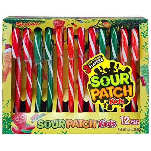 Sour Patch Kids Candy Canes - Box of 12