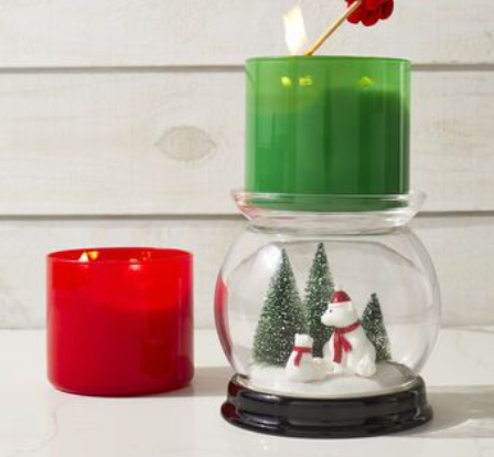 christmas bath and body works candle holder