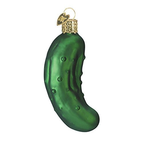Old World Christmas Ornaments: Pickle Glass Blown Ornaments