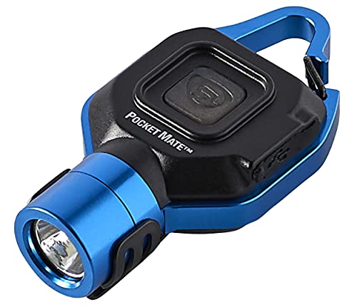Streamlight 73302 325 Lumen Pocket Mate Keychain/Clip-on USB Rechargeable Flashlight, Blue
