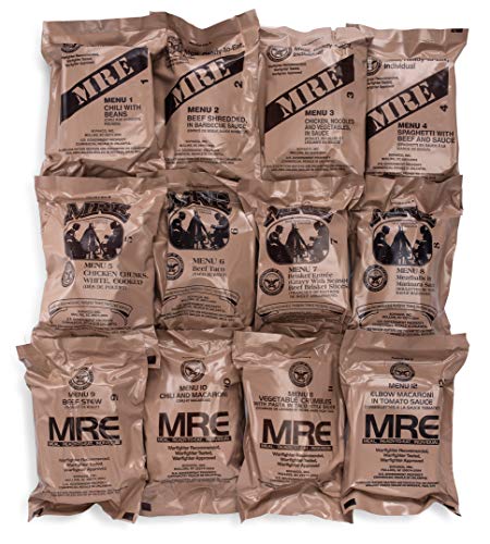 MREs (Meals Ready-to-Eat) Genuine U.S. Military Surplus 