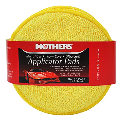 Mothers Yellow Microfiber Ultra Soft Applicator and Cleaning Pads