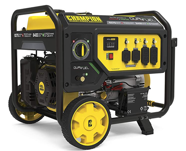 Champion Power Equipment 100891 9375/7500-Watt Dual Fuel Portable Generator