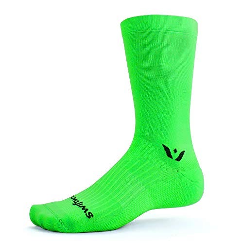 Swiftwick ASPIRE SEVEN Cycling Socks, Firm Compression Fit, Plus Size
