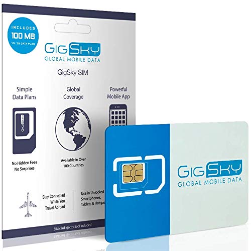 GigSky 4G LTE/3G Data SIM Card 
