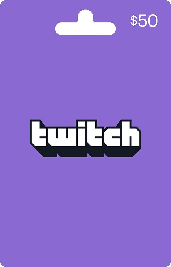 Get A 50 Twitch Gift Card For 40 On Amazon Get A 50 Twitch Gift Card For 40 On Amazon
