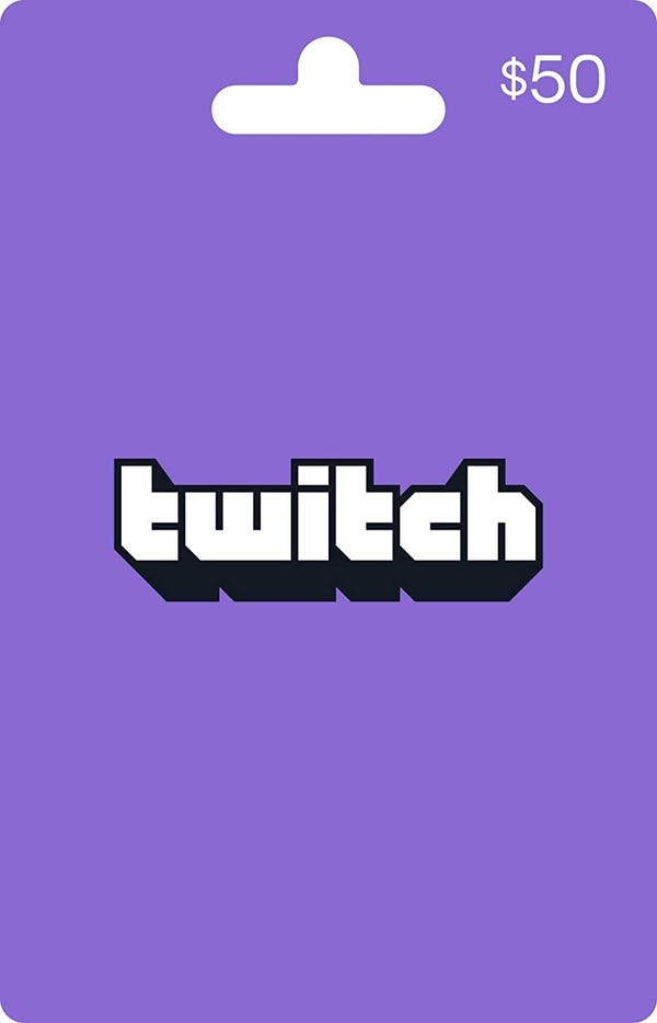 Get A 50 Twitch Gift Card For 40 On Amazon