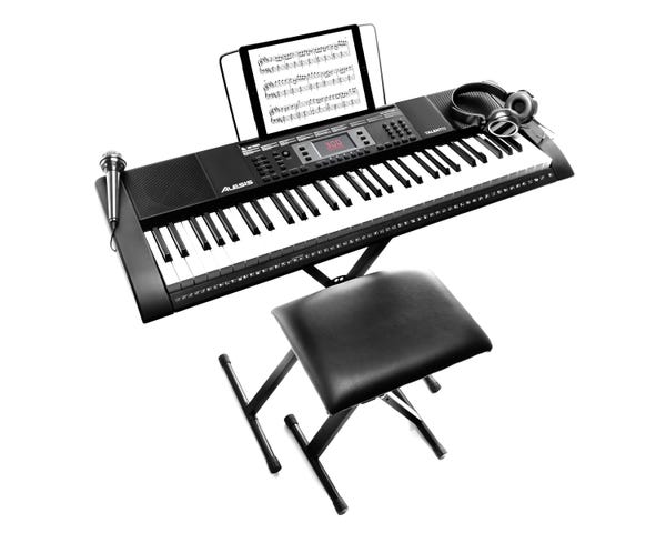 Alesis Talent 61-Key Portable Keyboard with Built-In Speakers