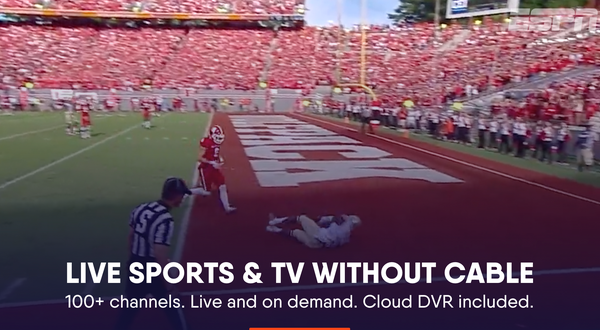 Live sports and TV WITHOUT cable. 