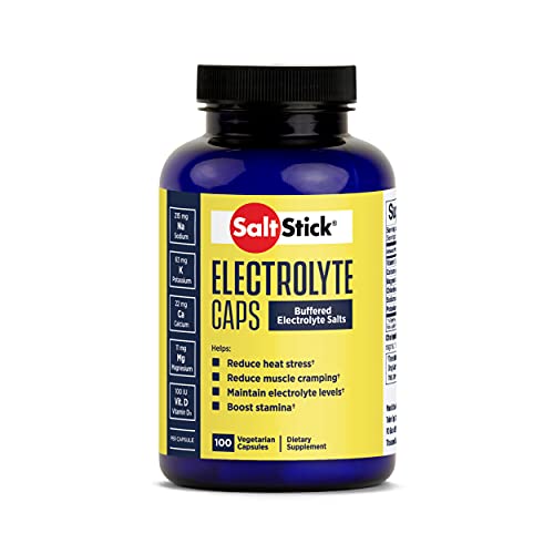 SaltStick Caps, Electrolyte Supplement Capsules for Rehydration, Exercise, Hiking & Sports Recovery