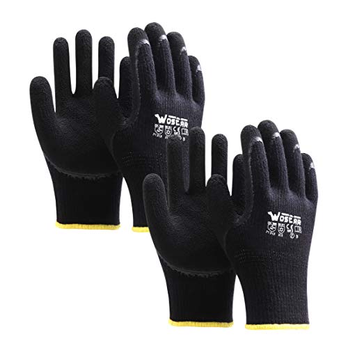 Acryl Fiber Lined Gloves, 2 Pairs 