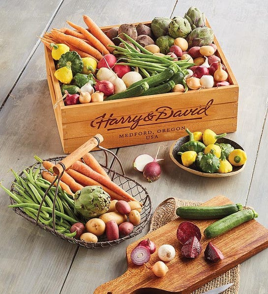 Baby Vegetables Crate