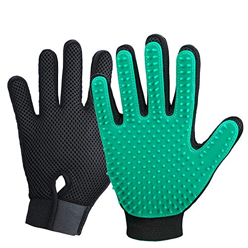 Pet Hair Remover Gloves, Green