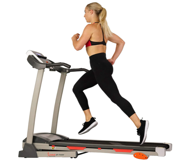 Sunny Health & Fitness Treadmill, Grey