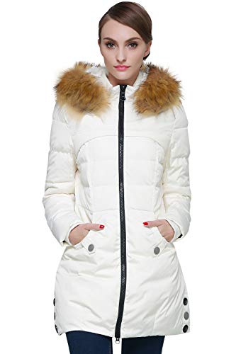 ainr Women Hooded Warm Winter Faux Fur Lined Parkas Coats ainr Women Hooded Warm Winter Faux Fur Lined Parkas Coats