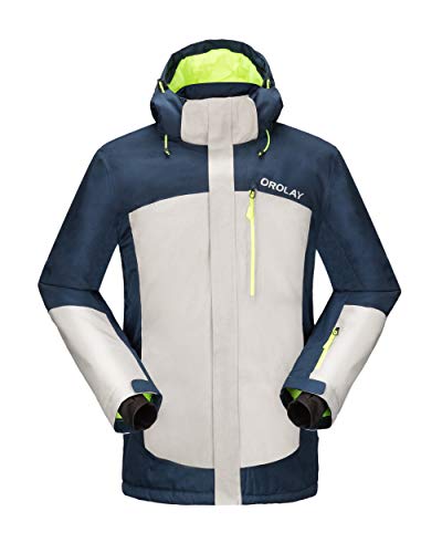 Orolay Men's Mountain Waterproof Ski Jacket 