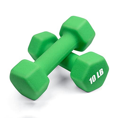 Portzon 10 Colors Options Compatible with Set of 2 Neoprene Dumbbell