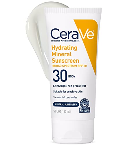 CeraVe 100% Mineral Body Sunscreen SPF 30 - 5 oz