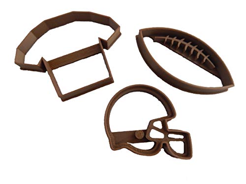 Football, Helmet and Jersey Cookie Cutters