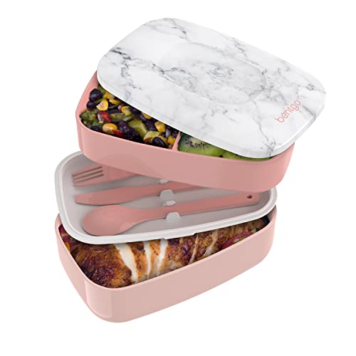 Bentgo Classic - All-in-One Stackable Bento Lunch Box Container 