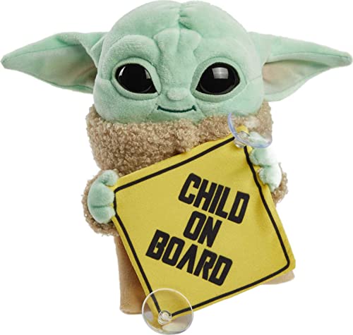 Star Wars Grogu Plush “Child on Board” Sign 